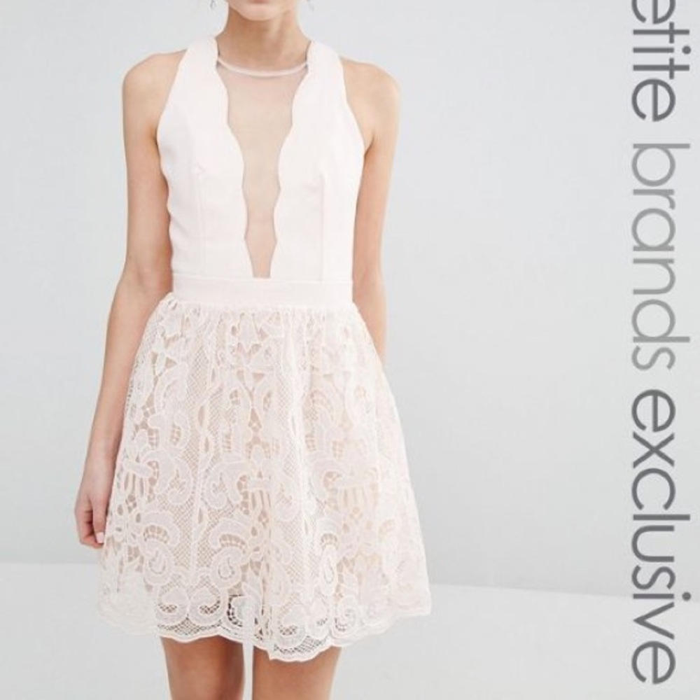 BNWT Plunge Lace Asos Dress